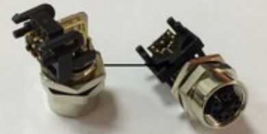 M12 connector: SM C10 PF12-634-8pin-X-PCB
